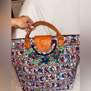 Large bag handmade in Guatemala.